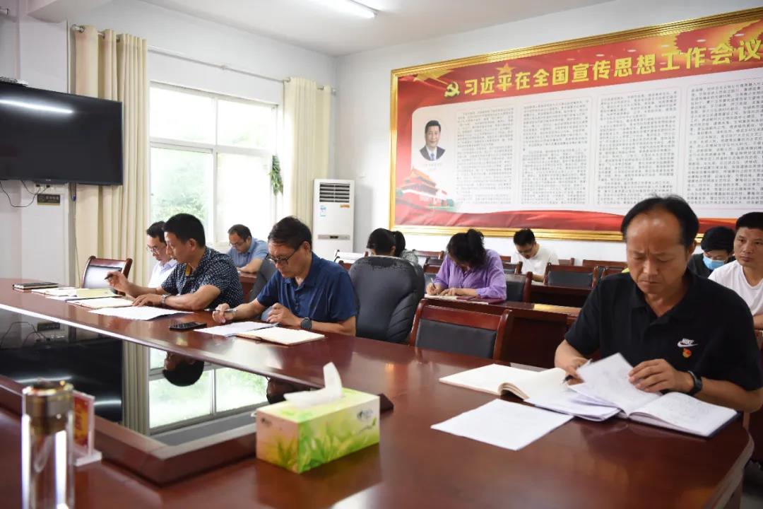 平舆县委宣传部党支部召开党史学习教育专题组织生活会