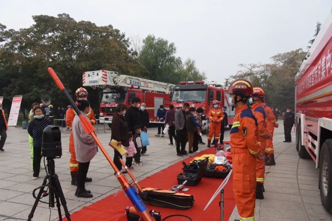平舆县2022年119消防宣传月集中宣传活动举行